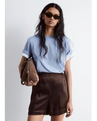 & Other Stories - Satin Pull-On Shorts - Lyst