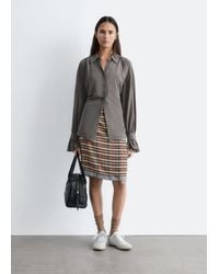 & Other Stories - Tie-Back Gathered Blouse - Lyst