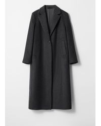 & Other Stories - Single-Breasted Wool Maxi Coat - Lyst
