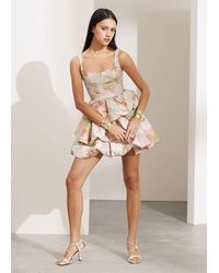 & Other Stories - Tiered Bubble Mini Dress - Lyst