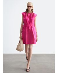 & Other Stories - Drawstring Waist Sleeveless Dress - Lyst