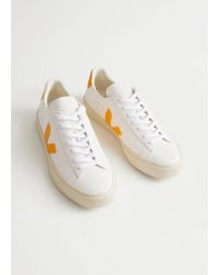 & Other Stories Leather Veja Esplar Sneakers in White | Lyst