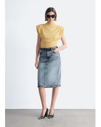 & Other Stories - Draped Jersey Top - Lyst