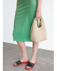 & Other Stories - Slip-On Leather Sandals - Lyst