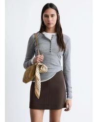 & Other Stories - A-Line Mini Skirt - Lyst
