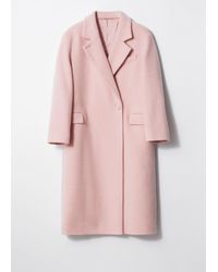 & Other Stories - Double-Breasted Wool Coat - Lyst