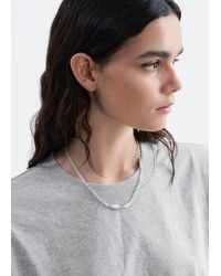 & Other Stories - Twist-Detail Chain Necklace - Lyst