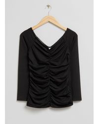 & Other Stories - Ruched Off-shoulder Top - Lyst