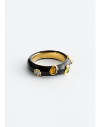 & Other Stories - Multi-Coloured Brass Ring - Lyst