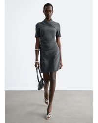 & Other Stories - Draped Wrap Mini Dress - Lyst
