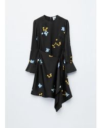 & Other Stories - Asymmetric Long-Sleeve Mini Dress - Lyst