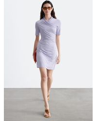 & Other Stories - Draped Wrap Mini Dress - Lyst
