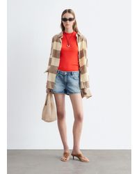 & Other Stories - Low-Waist Denim Mini Shorts - Lyst