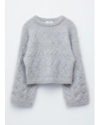 & Other Stories - Mohair-Blend Cable-Knit Jumper - Lyst