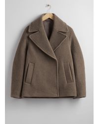 & Other Stories - Double-breasted Wool Jacket - Lyst