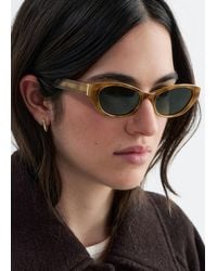 & Other Stories - Oval Frame Sunglasses - Lyst
