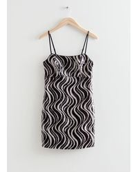 & Other Stories - Strappy Sequin Mini Dress - Lyst