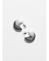 & Other Stories - Geometric Hoop Earrings - Lyst