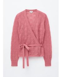 & Other Stories - Mohair-Blend Pointelle Cardigan - Lyst