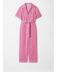 & Other Stories - Belted Corduroy Jumpsuit - Lyst