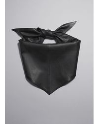 & Other Stories - Leather Scarf - Lyst
