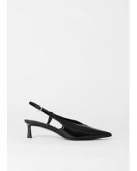 & Other Stories - Klassische Lederpumps Mit Fersenriemen - Lyst