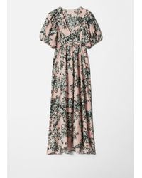 & Other Stories - Maxikleid Mit Puffärmeln - Lyst