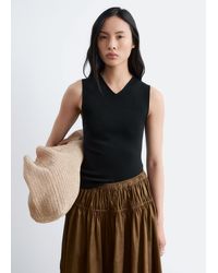 & Other Stories - Sleeveless V-Neck Knitted Top - Lyst