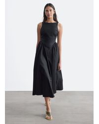 & Other Stories - Tie-Back Midi Dress - Lyst