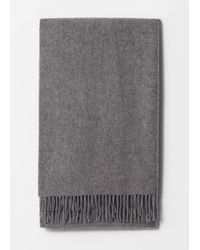 & Other Stories - Fringed Wool Blanket Scarf - Lyst