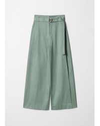 & Other Stories - Belted Wide-Leg Trousers - Lyst