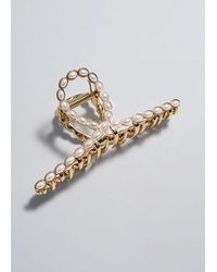 & Other Stories - Pearl-embellished Hair Clip - Lyst