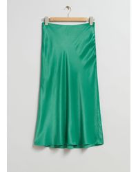 & Other Stories - A-line Midi Skirt - Lyst