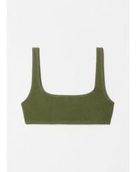 & Other Stories - Textured Square-Neck Bikini Top - Lyst