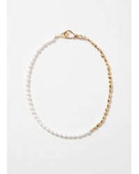 & Other Stories - Short Irregular Bead Necklace - Lyst