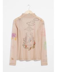 & Other Stories - Mock-Neck Top - Lyst
