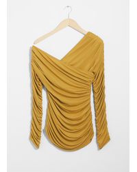& Other Stories - Draped One-Shoulder Top - Lyst