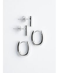 & Other Stories - Polished Brass Earring Set - Lyst