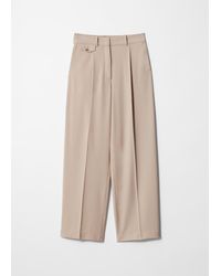 & Other Stories - Straight-Leg Press-Crease Trousers - Lyst