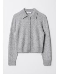 & Other Stories - Collared Knit Cardigan - Lyst