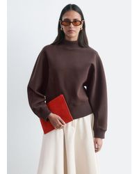 & Other Stories - Mock Neck Scuba Sweatshirt - Lyst
