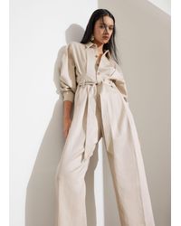 & Other Stories - Relaxed Belted Jumpsuit - Lyst
