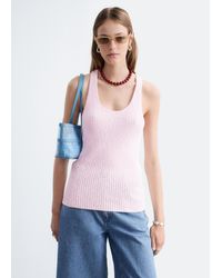 & Other Stories - Cotton Racerback Top - Lyst