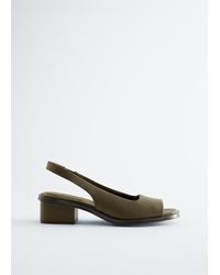 & Other Stories - Nappa Leather Slingback Sandals - Lyst