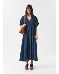 & Other Stories - Puff-Sleeve Maxi Dress - Lyst