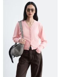 & Other Stories - Wool Corset Rib Cardigan - Lyst