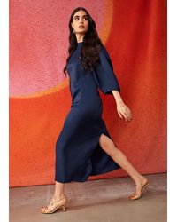 & Other Stories - Boat-neck Midi Dress - Lyst