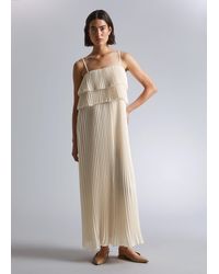& Other Stories - Pleated Strappy Maxi Dress - Lyst