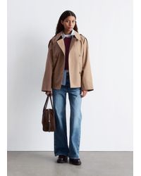 & Other Stories - Double-Breasted Trench Jacket - Lyst