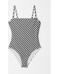 & Other Stories - Straight-Neck Swimsuit - Lyst